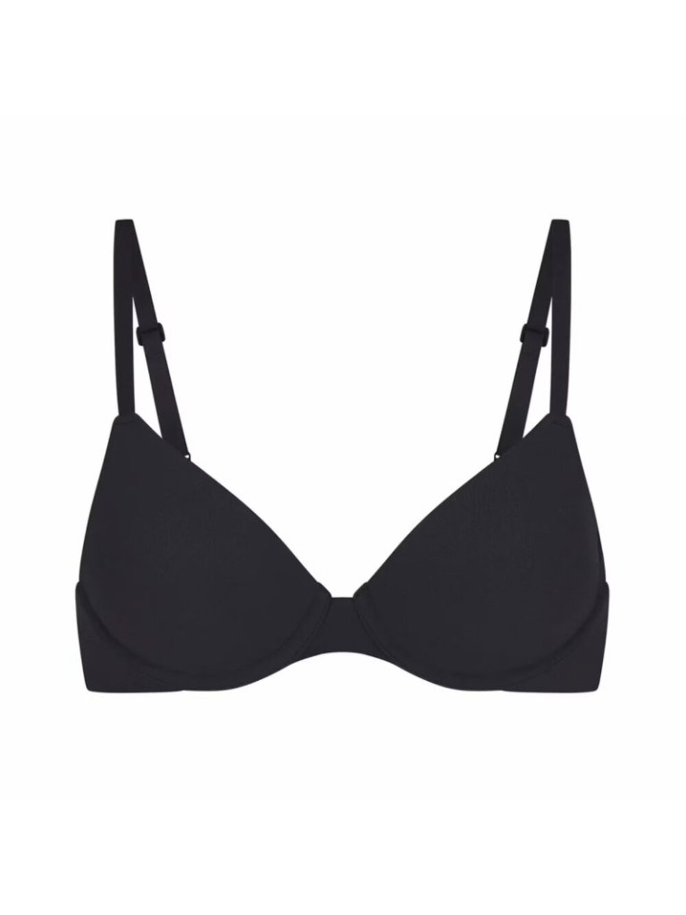 NWT SKIMS FITS EVERYBODY T-SHIRT BRA ONYX - 32DDD